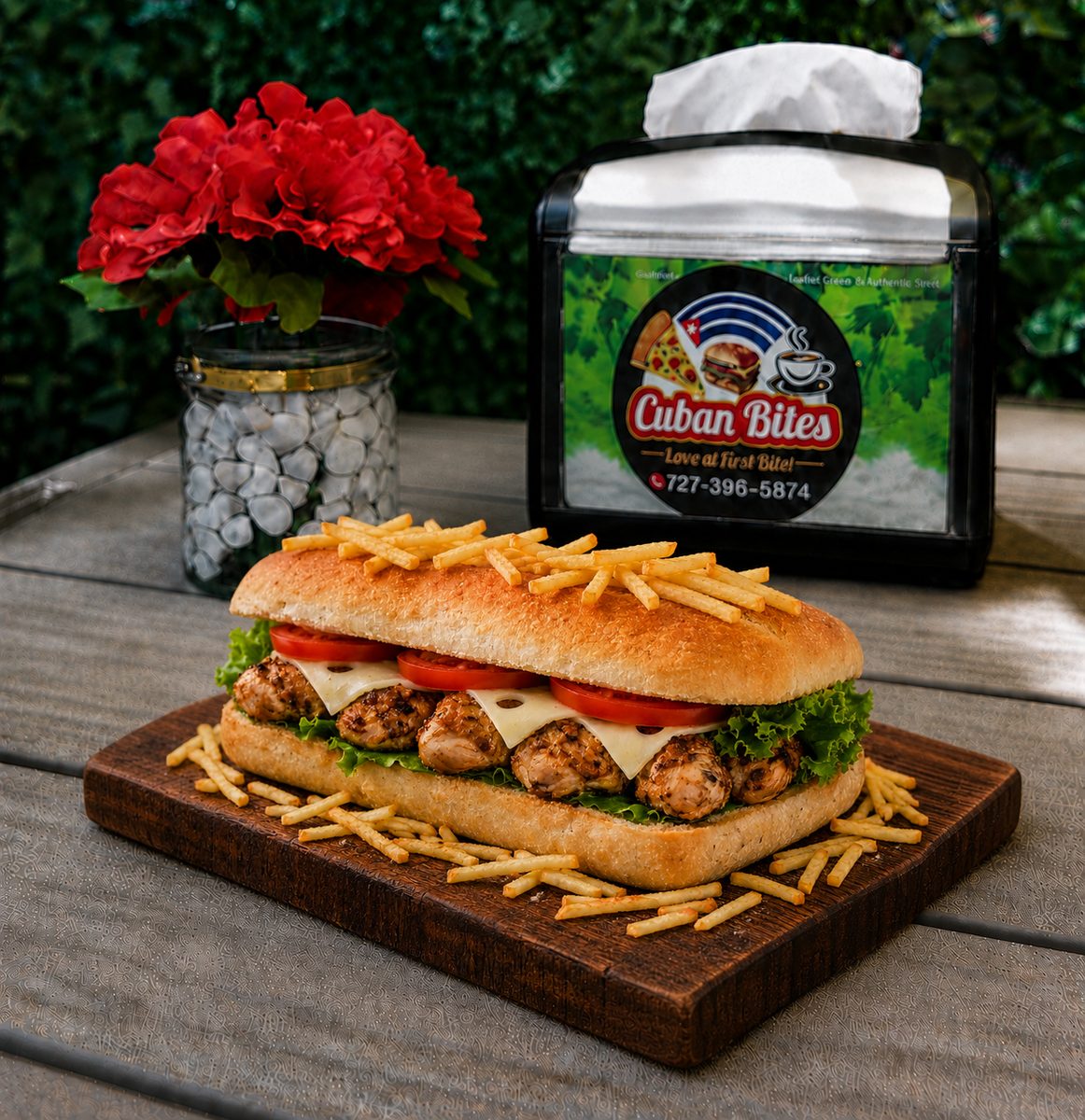 Cuban Bites Chicken Sandwich